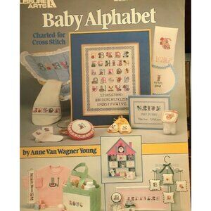 Cross Stitch Leisure Arts Baby Alphabet Counted Pattern #272 Baby Birth